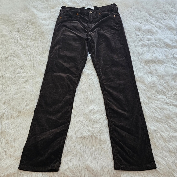 GAP Pants - GAP vintage slim mid rise brown size 27/4R